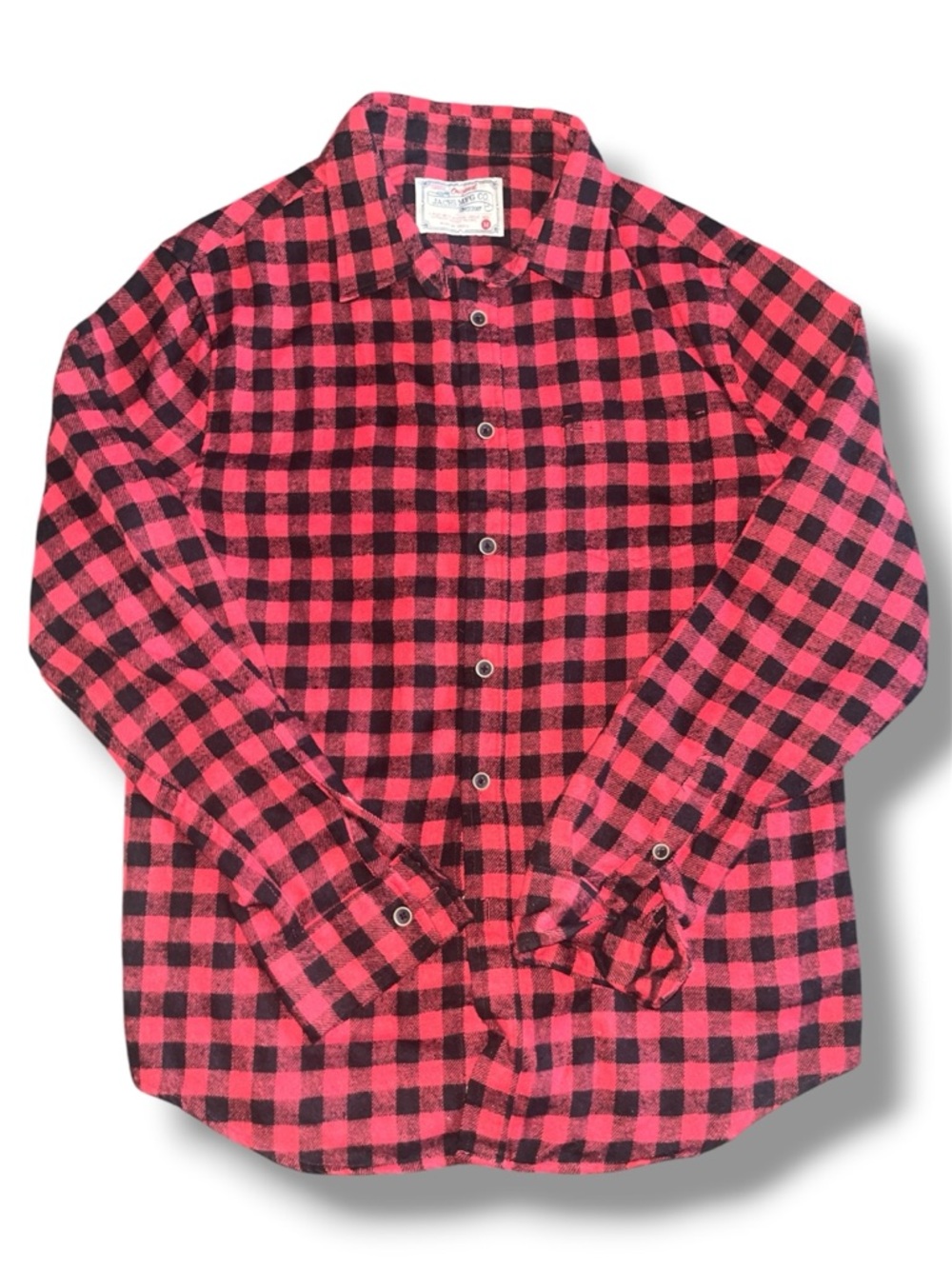 JACHS NY Red/Black Buffalo Plaid Flannel Shirt